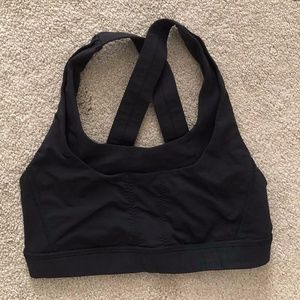 Lululemon Black Sports Bra Sz 4